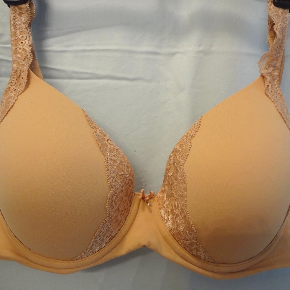 Tan colored bra, size 36D